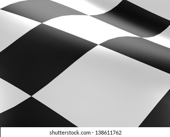 3d Checkered Flag Texture.