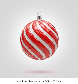 3d Christmas Toys Isolated