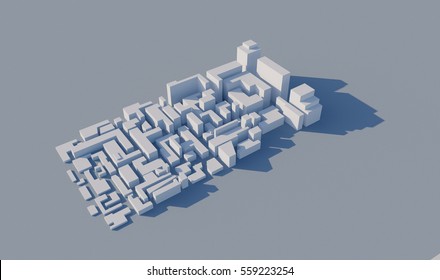 3D City Area.