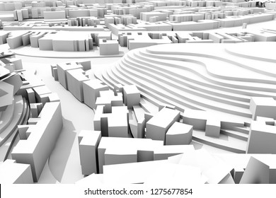 3d City Master Plan, Construction Concept View