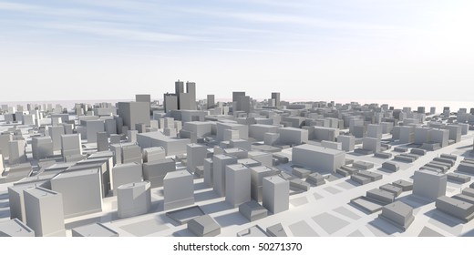 3D City Panorama