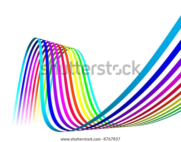 3D Color Lines\
Waves