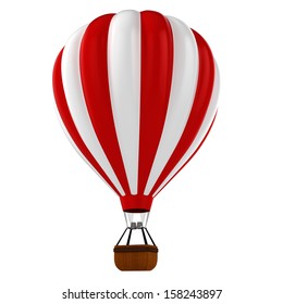 3d Colorful Hot Air Balloon