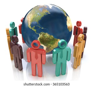 11,716 People around a globe Images, Stock Photos & Vectors | Shutterstock