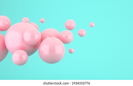 3d Colorful Sphere Ball On Background ,abstract 3d Background