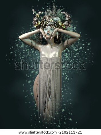 Similar – Image, Stock Photo Greed #3 Human being