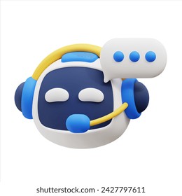 3D Concept of Marketing Automation with Customer Service Headset and Speech Bubbles - Powered by Shutterstock