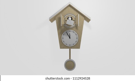 3d cuckoo rendering