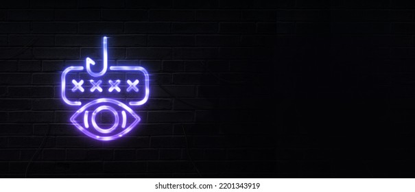 3D Deception Technology Icon Neon Sign