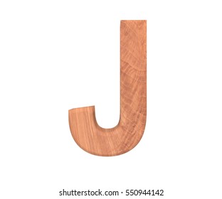 3d Decorative Wood Alphabet Capital Letter Stock Illustration 550944142 ...