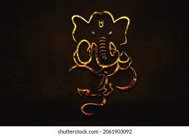 3d Deity Ganesh Ji Diwali Celebration Stock Illustration 2061903092 ...