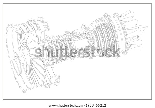 3d Design Turbine Stock Illustration 1933455212 | Shutterstock