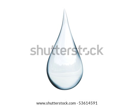 3 D Detailed Illustration Drop Water Stock Illustration 53614591