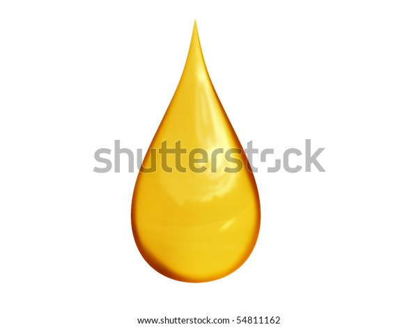 金色の油滴の3d詳細イラスト のイラスト素材