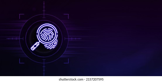 3D Digital Forensics And Incident Response Icon Neon Sign