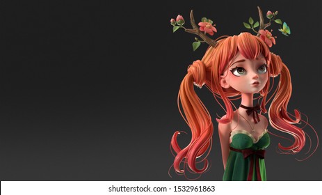 Vintage Cartoon Redhead Woman Images Stock Photos Vectors Shutterstock