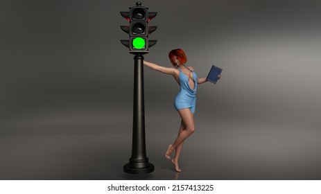 
3d dimensional image
book vmoly girl