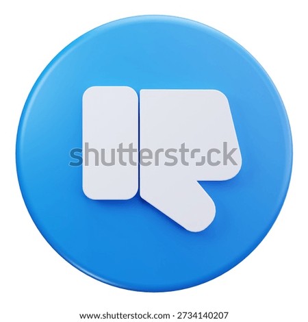 3D Dislike Negative Feedback User Interface