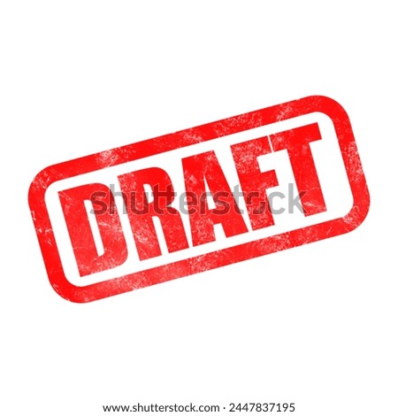 3D Draft text poster art