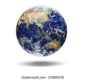 3D. Earth, Globe, Australia. Elements Of This Image Furnished By NASA.