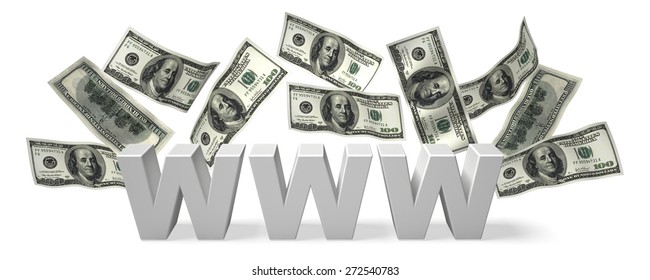 3D. E-commerce, Internet, Store.