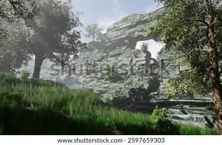 3D Environment Rendered in Unreal Engine