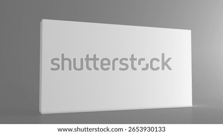 3D exhibition stand. White empty geometric square. White blank promotion. Presentation event room display. Blank wall. Blank mock-up box product isolated. Mockup for press wall, pop up. Template	
