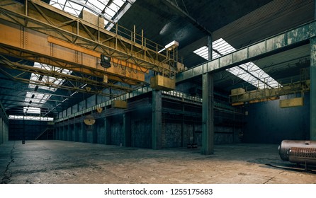 3d Factory Interior, Industrial Facility