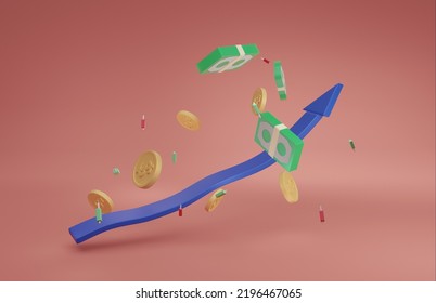 3d Financial concepts such as management, investment, deposit and savings. 3d render illustration - Powered by Shutterstock