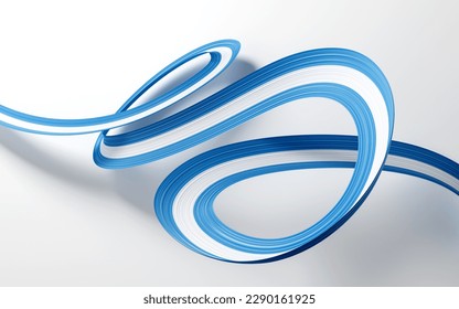 3d Bandera De Argentina