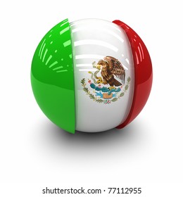 3D  - Flag of Mexico