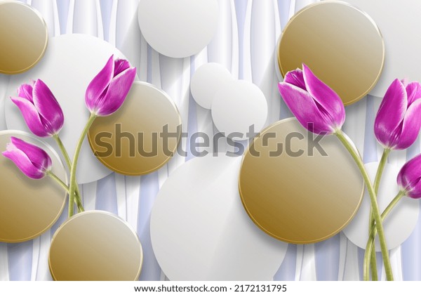 Flex Wallpaper, beige background with  Flower embossing, zed sign adv, Wallpaper background