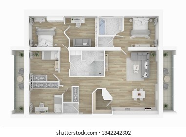 Rendered Floor Plan Images Stock Photos Vectors Shutterstock