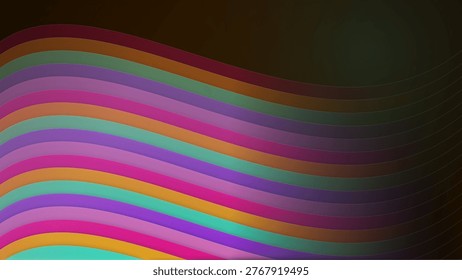 3D Fluid Abstract Masterpiece with Dynamic Flowing Shapes and Premium Background Design