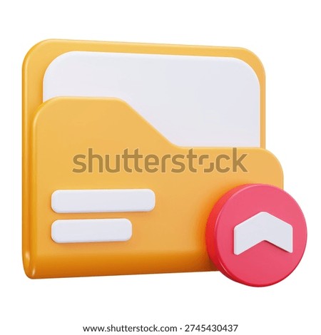 3D Folder Bookmark Favorite File Icon