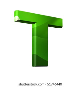 3d Font Abstract Green Texture T Stock Illustration 51746440 | Shutterstock