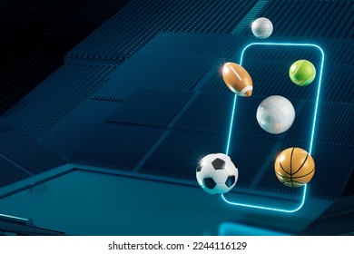 3d football object design  realistic rendering  abstract futuristic background  3d illustration  motion geometry concept  sport competition graphic  tournament game bet content  soccer ball element 