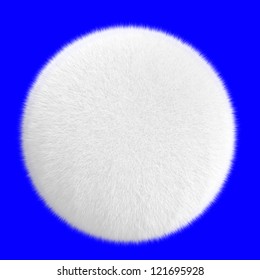 3d Furry Ball