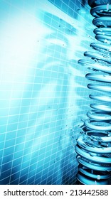 3D futuristic background 