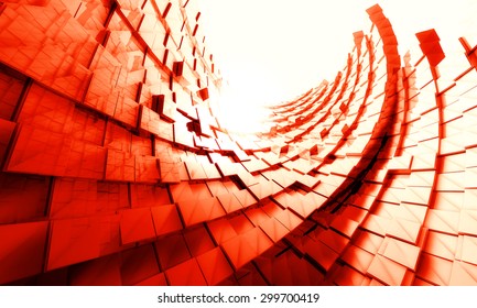 3D futuristic background