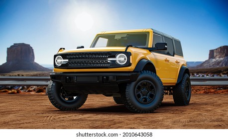 3d Geeric Off Road SUV Car Render