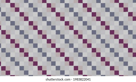 3d Generated Rendering Of A Fabric Pattern With Not Too Bright Colors