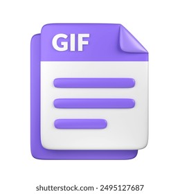 Icono archivo GIF 3D