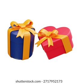 3D Gift Box Pair Present Set Icon