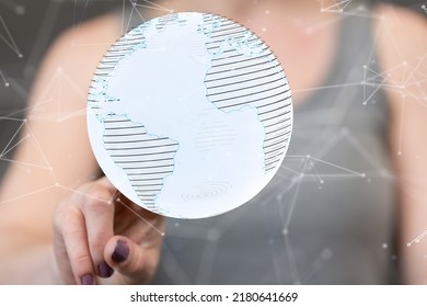 the 3d Global Network Of People
