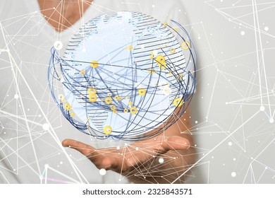 the 3d Global Network Of People
