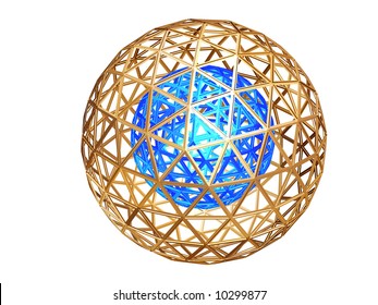 3d Globe Isolated On White Background Stock Illustration 10299877 ...