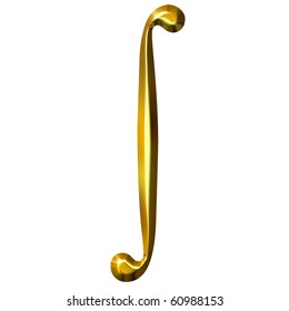 3d Golden Integral Symbol