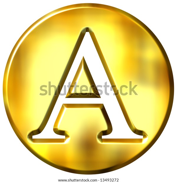 3d Golden Letter Stock Illustration 13493272 3d Golden Letter Stock Illustration 13493272