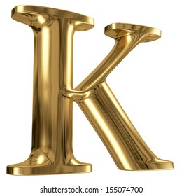 3d Golden Letter Collection K Stock Illustration 155074700 | Shutterstock